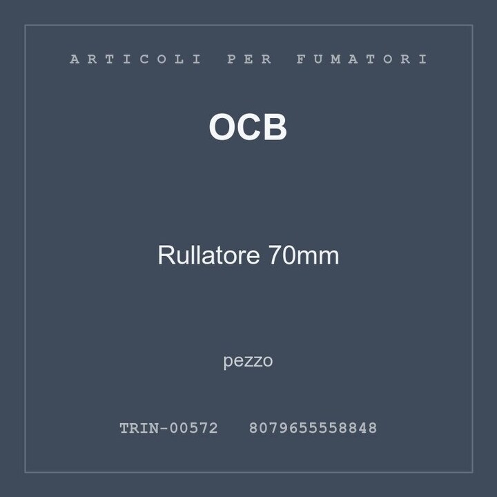 OCB Rullatore 70mm — pezzo