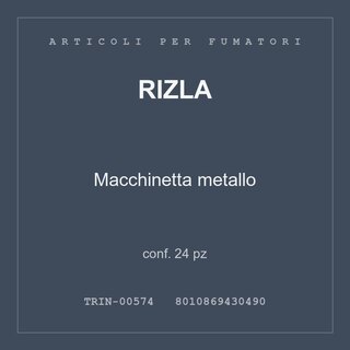 Rizla Macchinetta metallo — conf. 24 pz