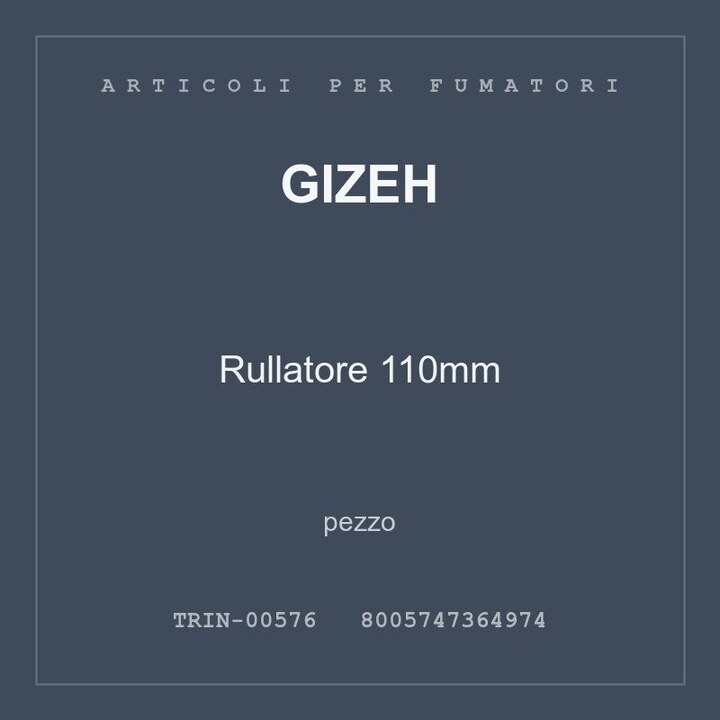 Gizeh Rullatore 110mm — pezzo