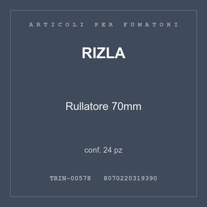 Rizla Rullatore 70mm — conf. 24 pz