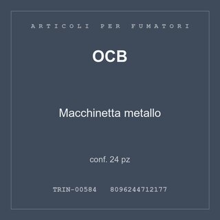 OCB Macchinetta metallo — conf. 24 pz
