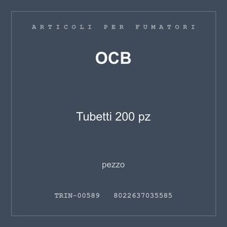 OCB Tubetti 200 pz — pezzo