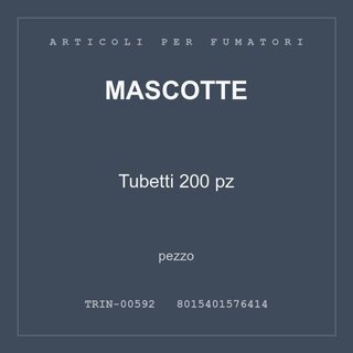 Mascotte Tubetti 200 pz — pezzo