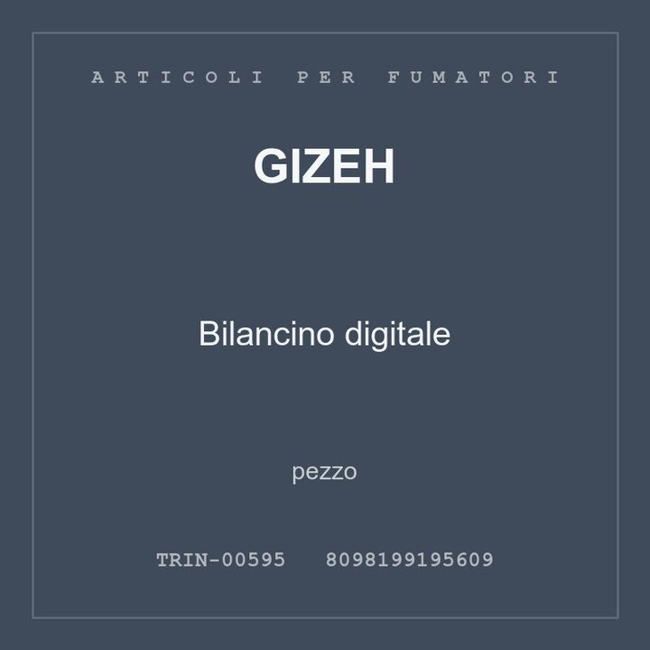 Gizeh Bilancino digitale — pezzo