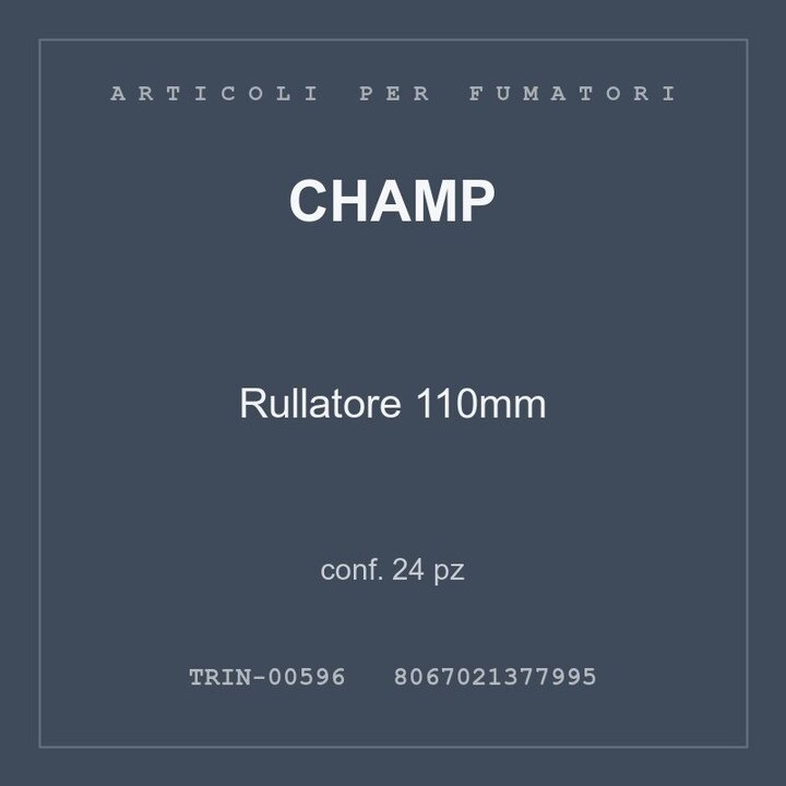 Champ Rullatore 110mm — conf. 12 pz