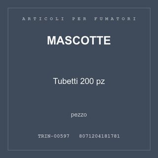 Mascotte Tubetti 200 pz — conf. 2 pz
