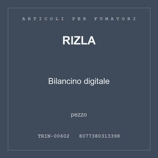 Rizla Bilancino digitale — pezzo