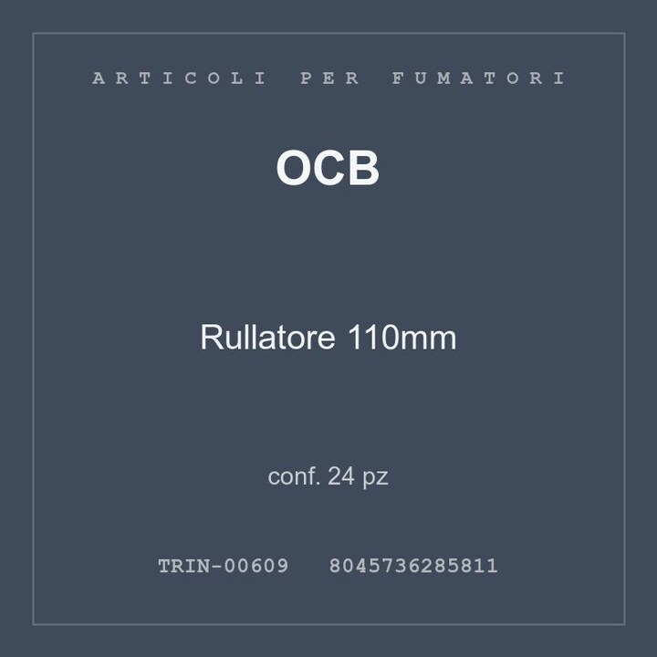OCB Rullatore 110mm — conf. 50 pz