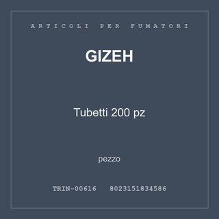 Gizeh Tubetti 200 pz — conf. 2 pz