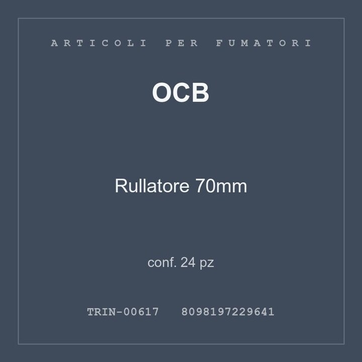 OCB Rullatore 70mm — conf. 70 pz