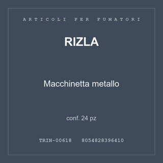 Rizla Macchinetta metallo — conf. 12 pz