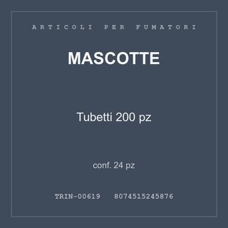 Mascotte Tubetti 200 pz — conf. 24 pz