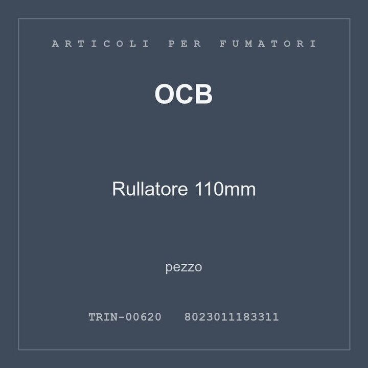 OCB Rullatore 110mm — conf. 3 pz