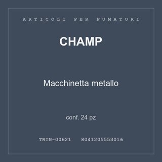Champ Macchinetta metallo — conf. 24 pz