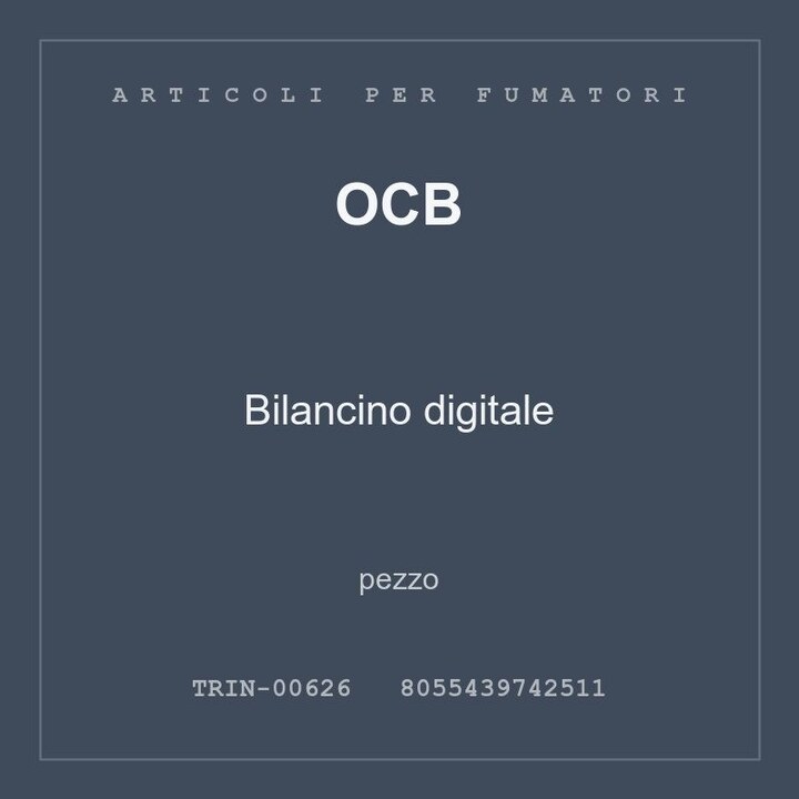 OCB Bilancino digitale — pezzo