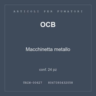 OCB Macchinetta metallo — conf. 12 pz