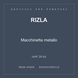 Rizla Macchinetta metallo — conf. 50 pz