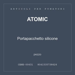 Atomic Portapacchetto silicone — pezzo