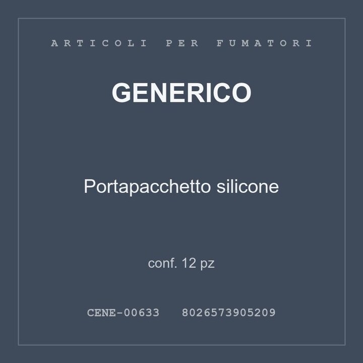 Generico Portapacchetto silicone — conf. 12 pz
