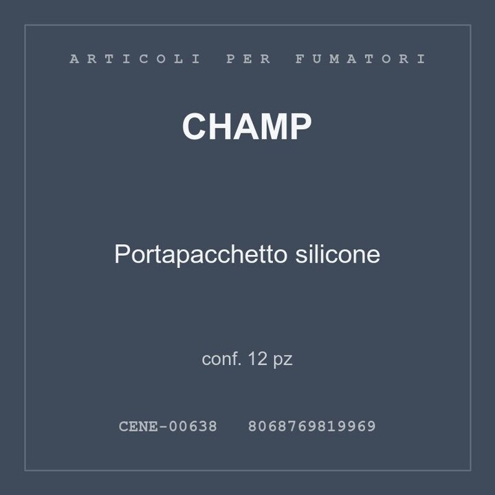 Champ Portapacchetto silicone — conf. 12 pz