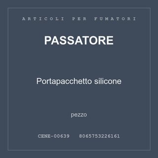 Passatore Portapacchetto silicone — pezzo