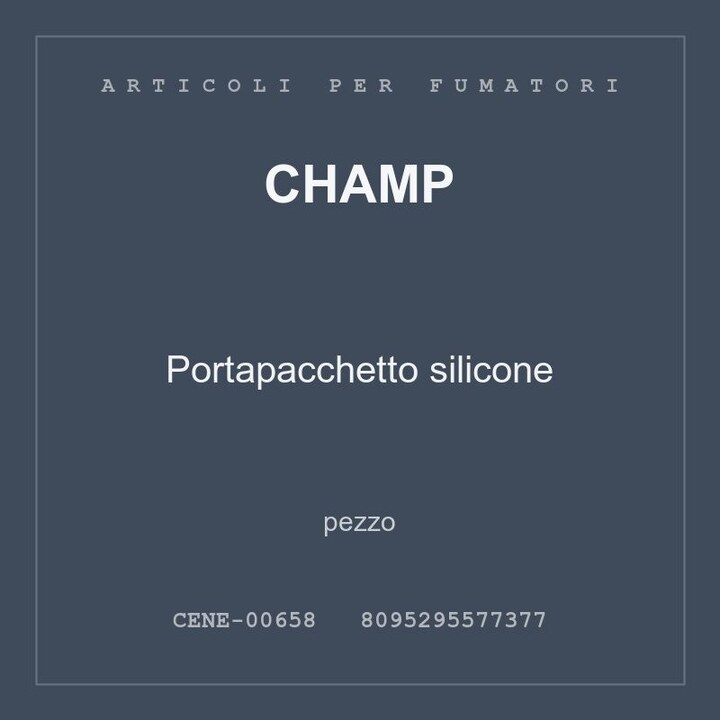 Champ Portapacchetto silicone — conf. 2 pz