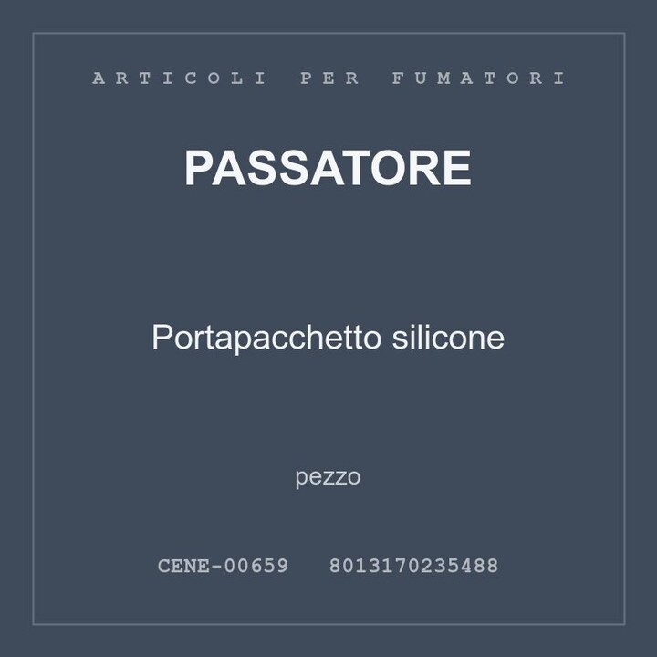 Passatore Portapacchetto silicone — conf. 2 pz