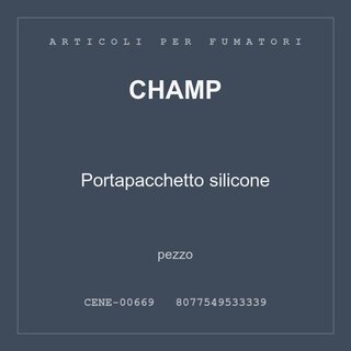 Champ Portapacchetto silicone — conf. 3 pz
