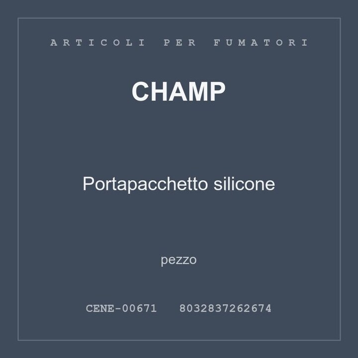 Champ Portapacchetto silicone — conf. 4 pz