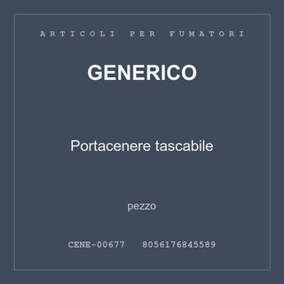 Generico Portacenere tascabile — conf. 2 pz