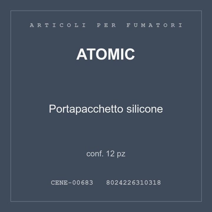Atomic Portapacchetto silicone — conf. 6 pz