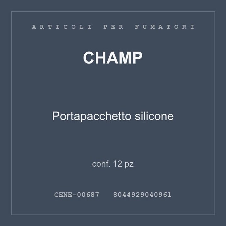 Champ Portapacchetto silicone — conf. 25 pz