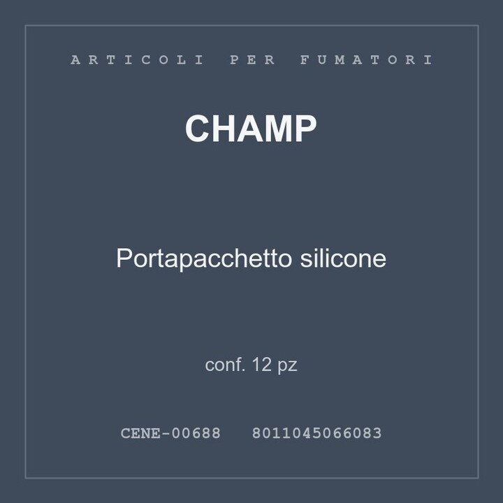 Champ Portapacchetto silicone — conf. 35 pz