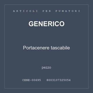 Generico Portacenere tascabile — conf. 3 pz