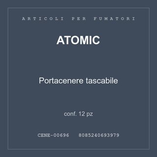 Atomic Portacenere tascabile — conf. 25 pz