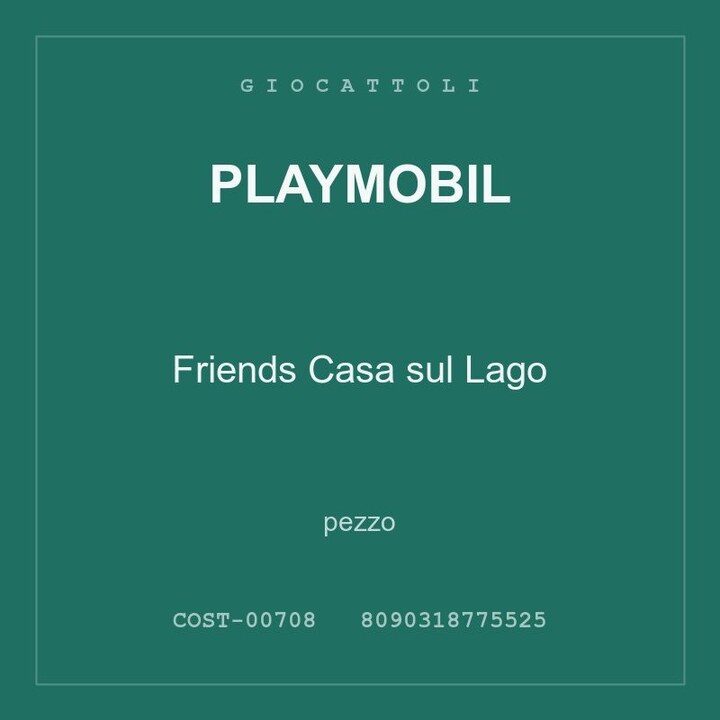 Playmobil Friends Casa sul Lago — conf. 3 pz