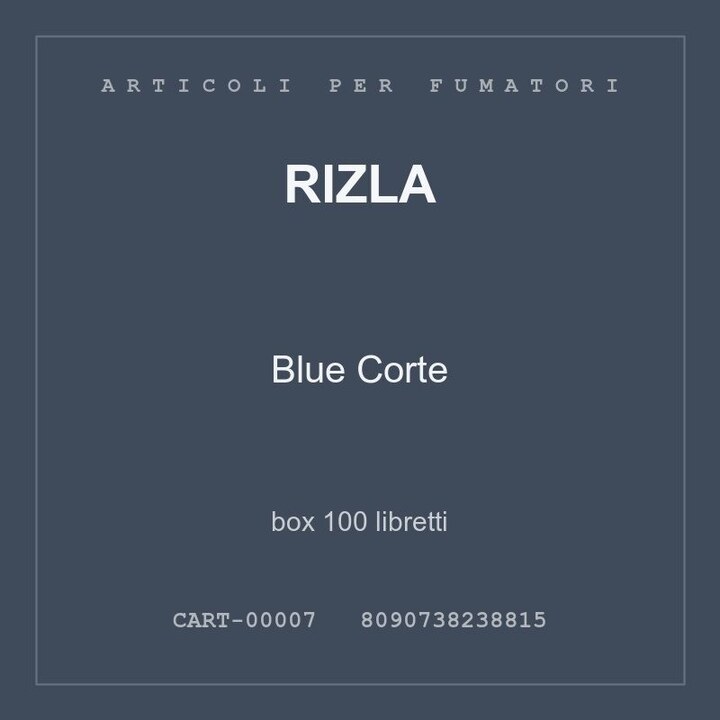 RIZLA SILVER CARTINA SUPERSOTTILE