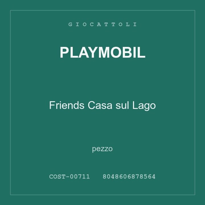 Playmobil Friends Casa sul Lago — conf. 4 pz