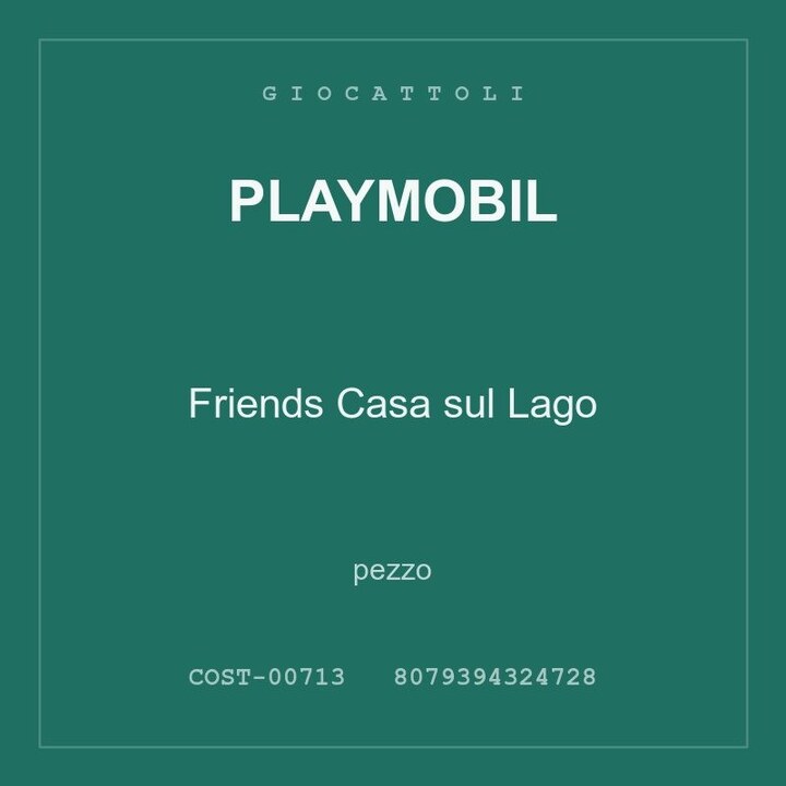 Playmobil Friends Casa sul Lago — conf. 6 pz