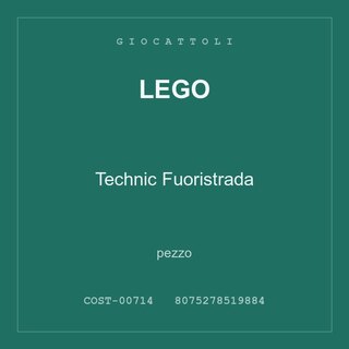 LEGO Technic Fuoristrada — pezzo