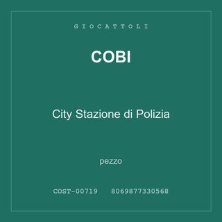 Cobi City Stazione di Polizia — conf. 2 pz