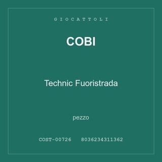 Cobi Technic Fuoristrada — pezzo