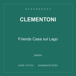 Clementoni Friends Casa sul Lago — pezzo