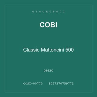 Cobi Classic Mattoncini 500 — conf. 8 pz