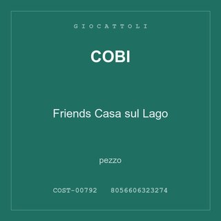 Cobi Friends Casa sul Lago — conf. 4 pz