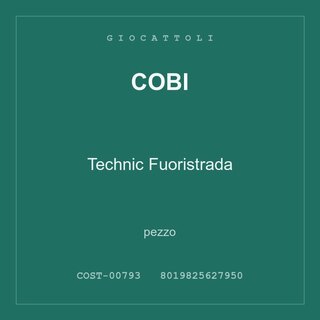 Cobi Technic Fuoristrada — conf. 4 pz