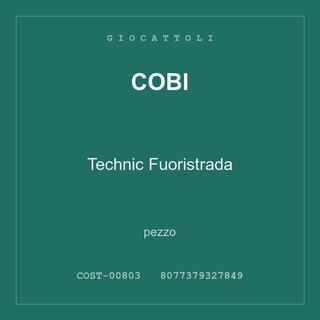 Cobi Technic Fuoristrada — conf. 6 pz