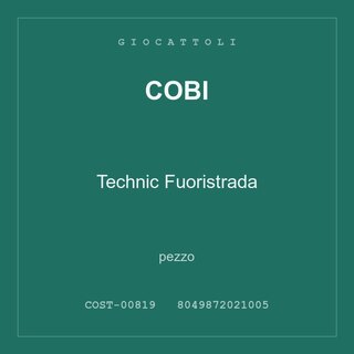 Cobi Technic Fuoristrada — conf. 8 pz