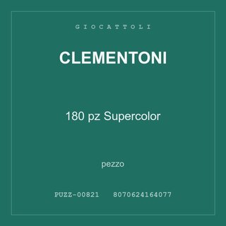 Clementoni 180 pz Supercolor — pezzo