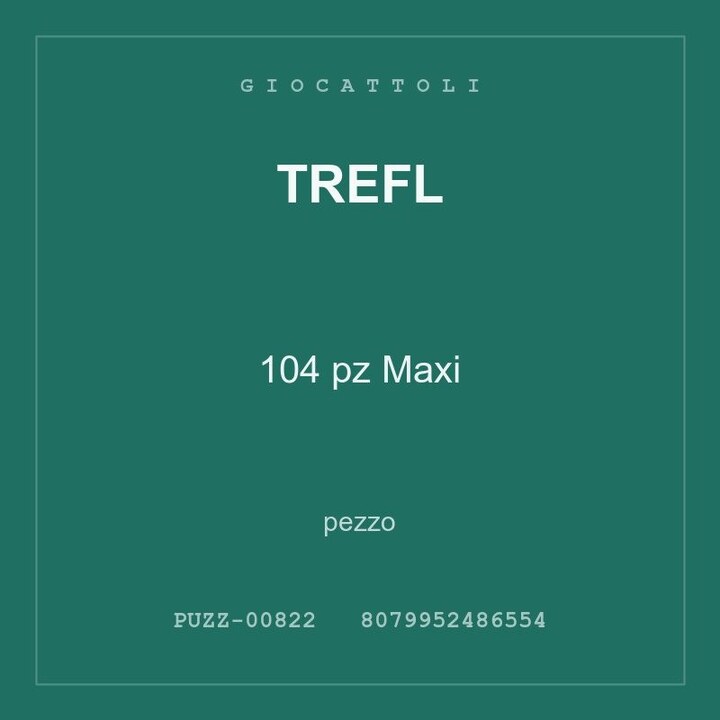 Trefl 104 pz Maxi — pezzo